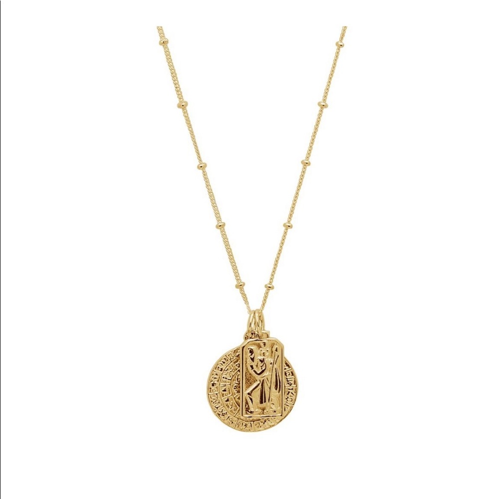 June & Valentina Gold Pendant Necklace